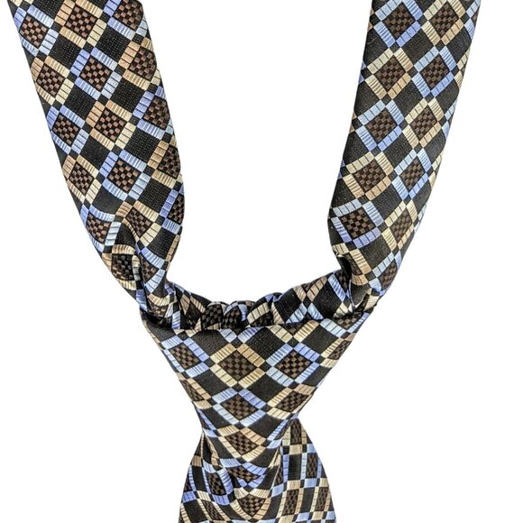 Croft & Barrow One Size Multi-Color Polyester Tie 37b - Picture 6 of 11